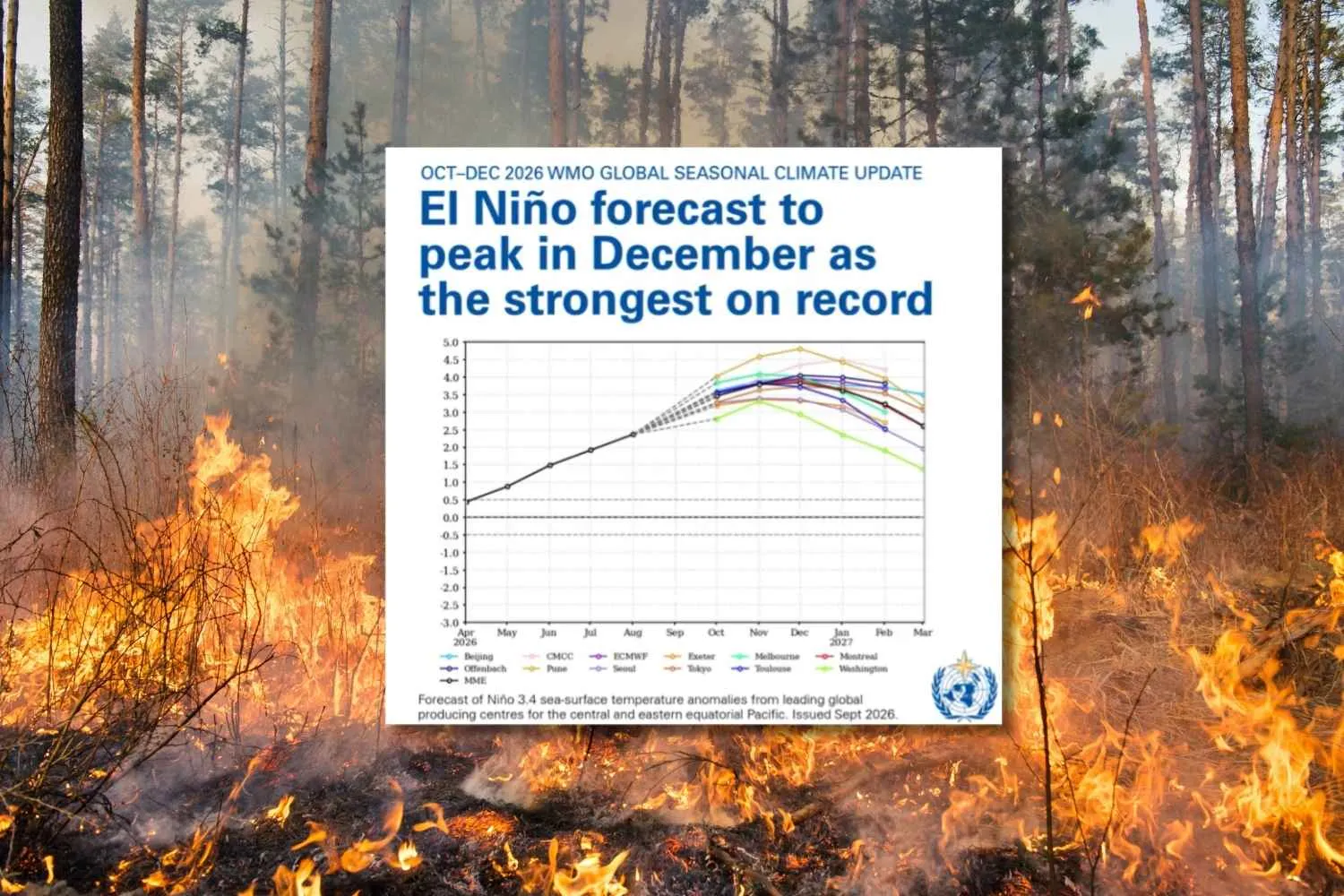 El Niño si rafforza a ritmi impressionanti e raggiungerà il picco a dicembre, l'ONU: "sarà uno dei più violenti di sempre"